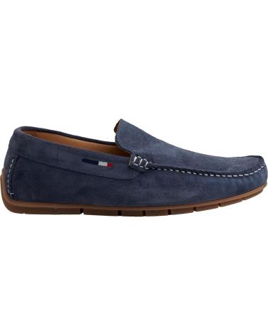 U.S. POLO ASSN. BLUE SUEDE LOAFERS - MODEL RIVER0023S1 AZUL