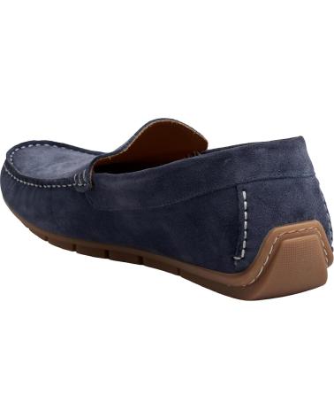 U.S. POLO ASSN. BLUE SUEDE LOAFERS - MODEL RIVER0023S1 AZUL