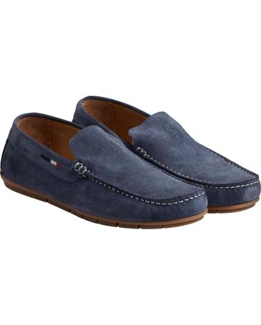 U.S. POLO ASSN. BLUE SUEDE LOAFERS - MODEL RIVER0023S1 AZUL
