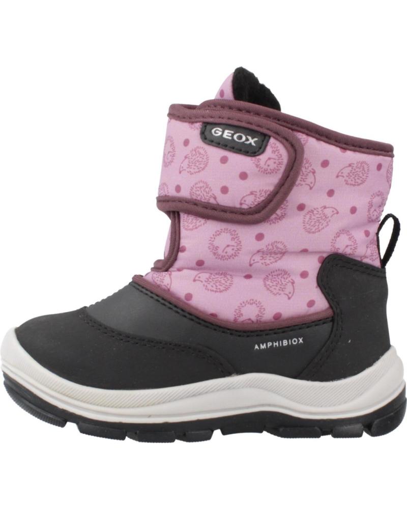 GEOX B FLANFIL GIRL B ABX WATERPROOF BOOTS PINK C0724 C0724