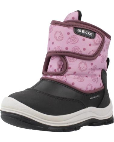 GEOX B FLANFIL GIRL B ABX WATERPROOF BOOTS PINK C0724 C0724