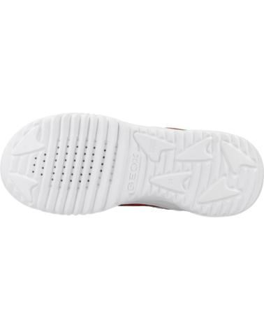 SNEAKERS GEOX J ASSISTER BOY C7004 ROSSE CON LUCI C7004