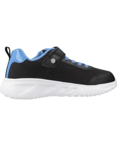 ZAPATILLAS GEOX J ASSISTER BOY J45DZC CON LUCES PARA NIÑO, NEGRAS Y AZULES C9221