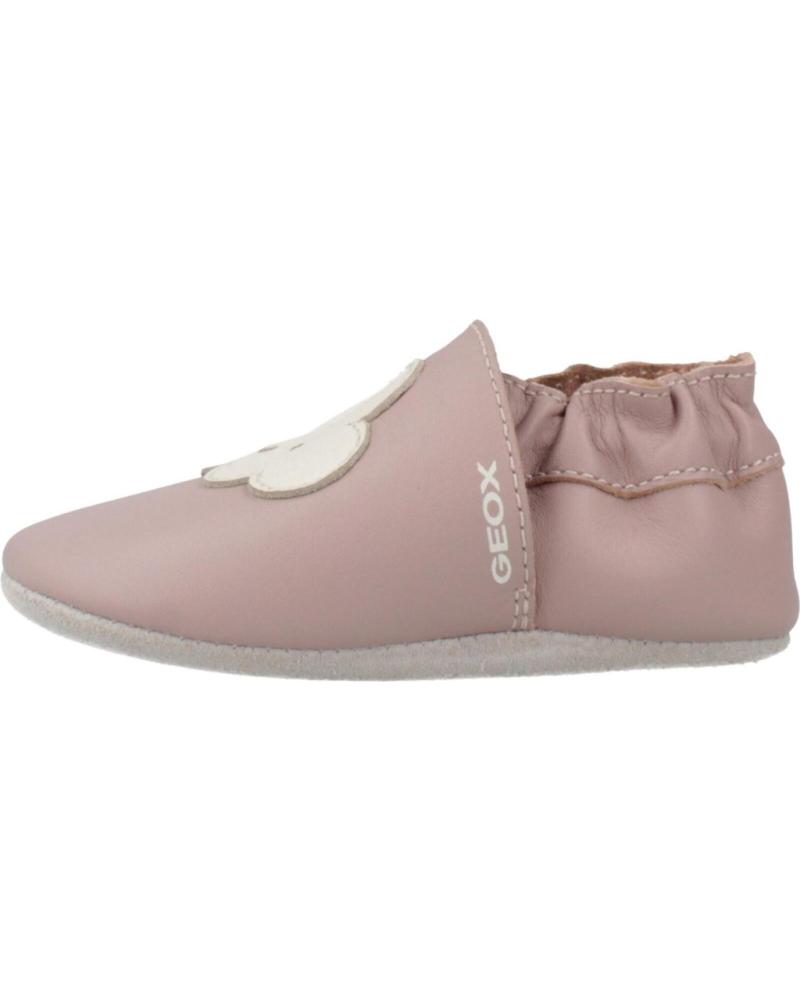 CHAUSSONS GEOX B GLOVIEDOO C8047 AVEC MOTIF NUAGE - ROSE C8047