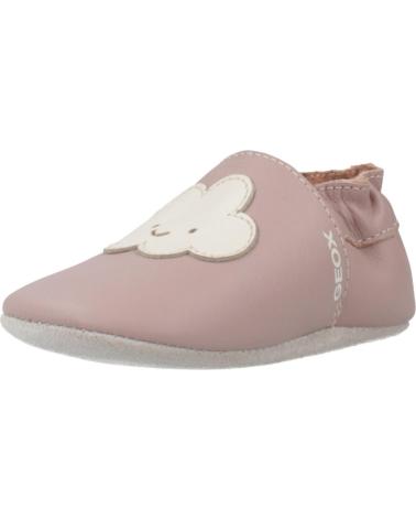 CHAUSSONS GEOX B GLOVIEDOO C8047 AVEC MOTIF NUAGE - ROSE C8047