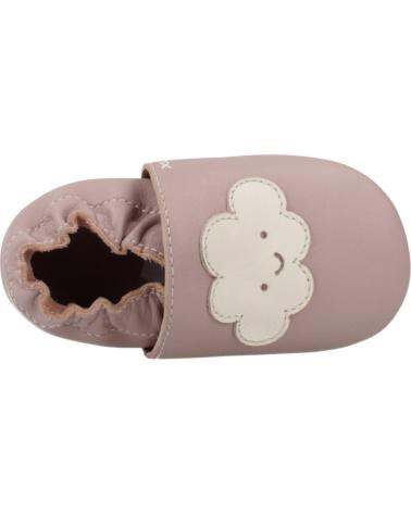 CHAUSSONS GEOX B GLOVIEDOO C8047 AVEC MOTIF NUAGE - ROSE C8047