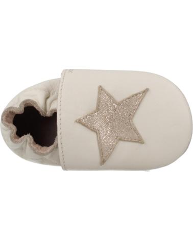 GEOX B GLOVIÉ DOO C1M2U - BEIGE BABYSCHUHE MIT STERN UND FLEXIBLER SOHLE C1M2U