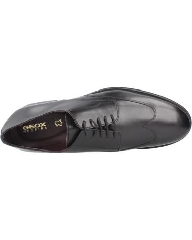 GEOX U DECIO BLACK DRESS SHOES C9999 C9999