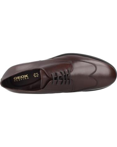 GEOX U DECIO BROWN DRESS SHOES C6006 C6006