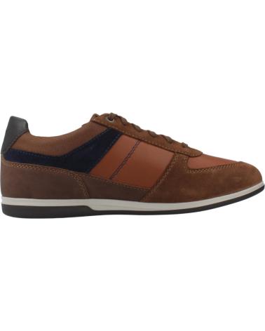 GEOX U RENAN BROWN SNEAKERS C6GF4 FOR MEN C6GF4