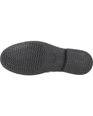 GEOX UOMO CLAUDIO BLACK LEATHER LOAFERS C9999 C9999