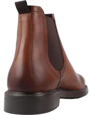 STIVALETTI GEOX U TIBERIO C6001 IN PELLE MARRONE DA UOMO C6001