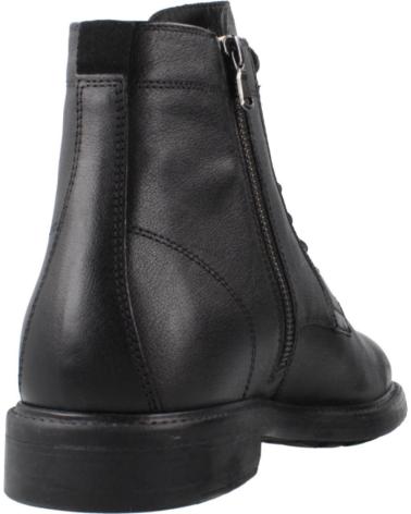 BOTTINES GEOX U TIBERIO C9999 EN CUIR NOIR POUR HOMME C9999