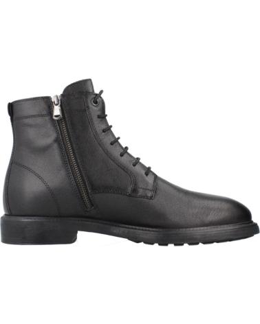 BOTTINES GEOX U TIBERIO C9999 EN CUIR NOIR POUR HOMME C9999