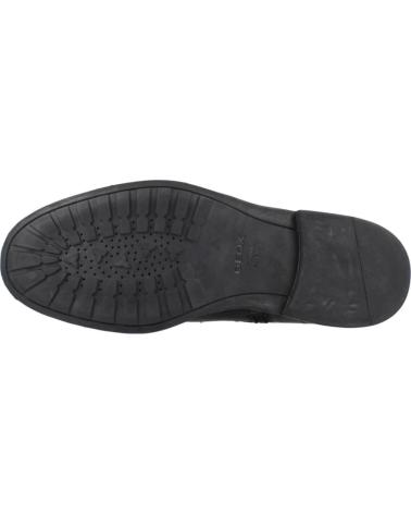 BOTTINES GEOX U TIBERIO C9999 EN CUIR NOIR POUR HOMME C9999