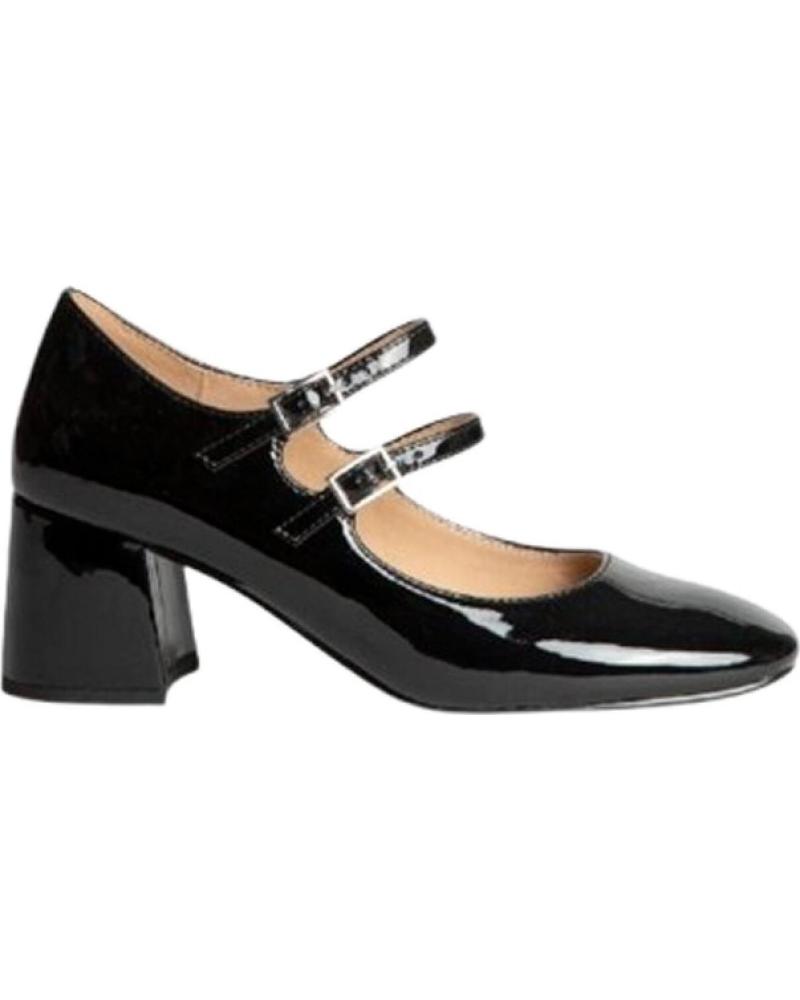 CORINA SALÓN CHAROL TACÓN 5 CM NEGRO NEGRO