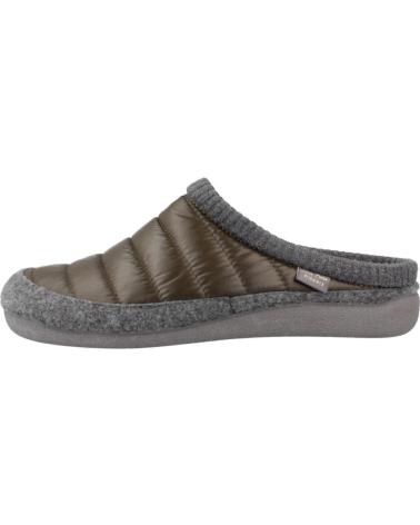TONI PONS NIX TK - PADDED SLIPPERS KHAKI GREEN KAKI