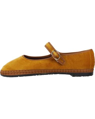 FLABELUS AMARANTA - SABRINAS DE VELUDO AMARELO MOSTARDA COM SOLA DE JUTA MUSTARD