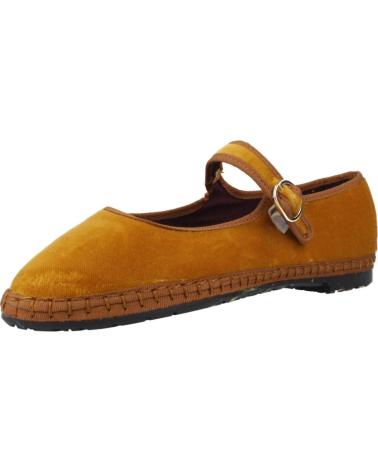 FLABELUS AMARANTA - SABRINAS DE VELUDO AMARELO MOSTARDA COM SOLA DE JUTA MUSTARD
