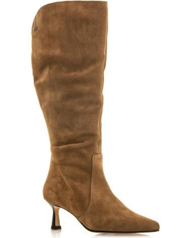 STIVALE ALTO CON TACCO MTNG 55307 BEIGE BEIGE