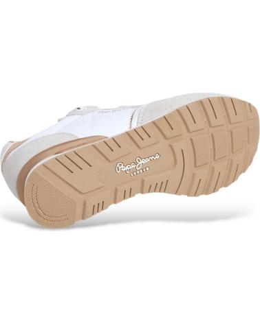 SAPATILHAS PEPE JEANS BRIT MIRROR BRANCAS BLANCO