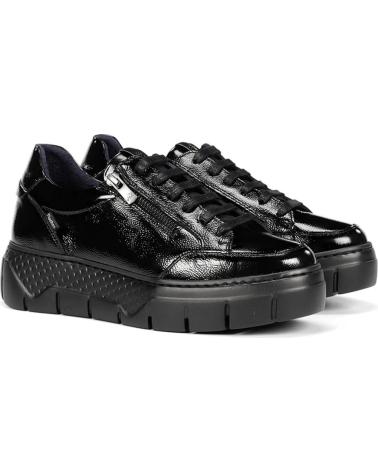 FLUCHOS SNEAKER F2306 SCHWARZ LACKLEDER NEGRO