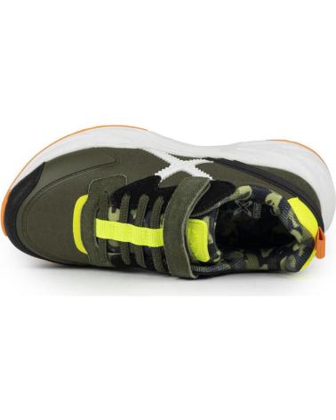 Sapatos de Menina e Menino MUNICH ZAPATILLAS MINI TRACK PARA NINOS UNISEX EN COLOR VERDE VERDE