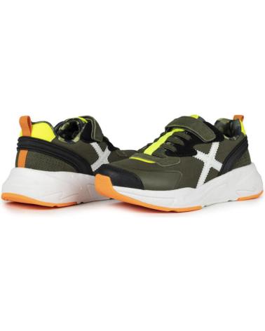 Sapatos de Menina e Menino MUNICH ZAPATILLAS MINI TRACK PARA NINOS UNISEX EN COLOR VERDE VERDE