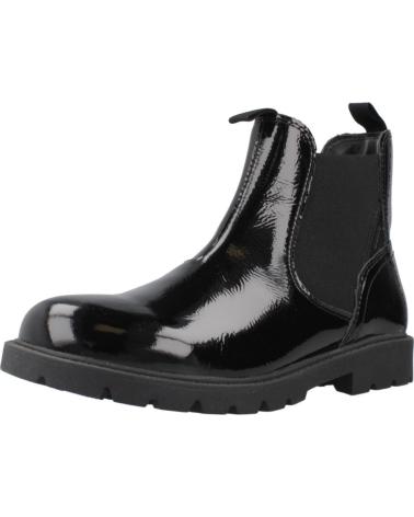 BOTAS CHELSEA NIÑA GEOX J SHAYLAX C9999 NEGRAS CHAROL C9999