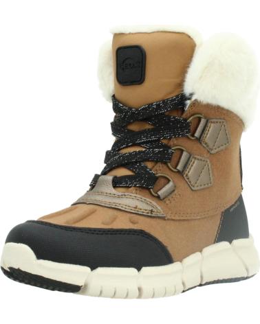GEOX FLEXYPER J AB BOOTS FOR GIRLS - BROWN C6175 C6175
