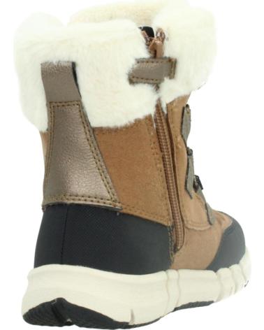 GEOX FLEXYPER J AB BOOTS FOR GIRLS - BROWN C6175 C6175