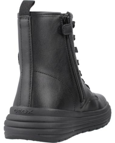GEOX J PHAOLAE C9999 BLACK BOOTS C9999
