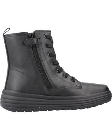 GEOX J PHAOLAE C9999 BLACK BOOTS C9999