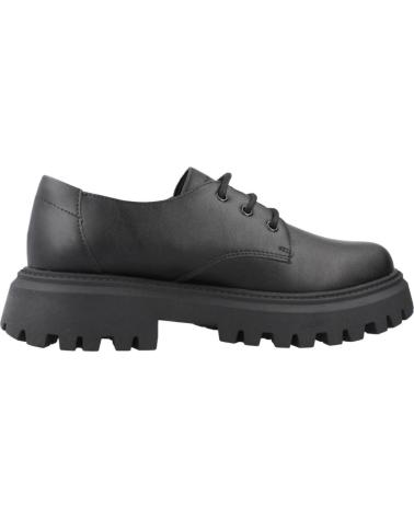 SCARPE STRINGATE GEOX J MAQUINNENS GIRL NERE C9999 C9999