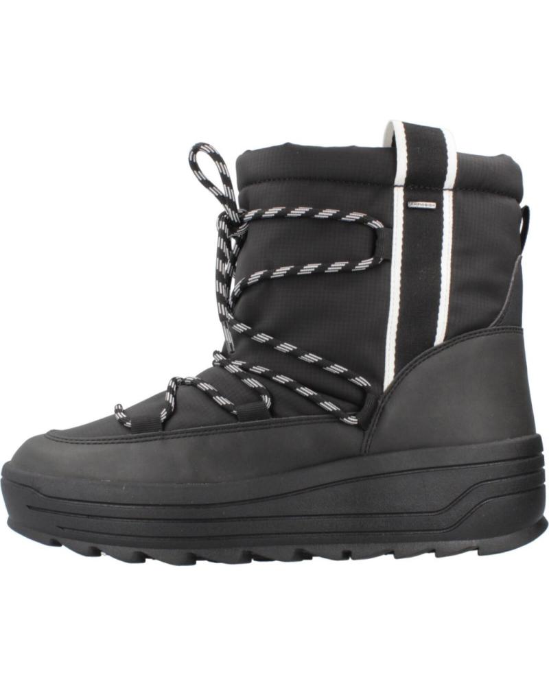 GEOX D MILLEINY B ABX C9999 - BOTAS IMPERMEABLES MUJER NEGRAS C9999