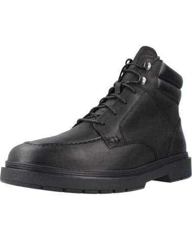 GEOX U CALAITA BLACK ANKLE BOOTS C9999 C9999