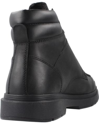 GEOX U CALAITA BLACK ANKLE BOOTS C9999 C9999