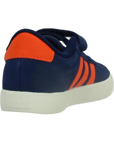 TÊNIS ADIDAS VL COURT 3.0 EL C AZUIS COM LARANJA BLUE