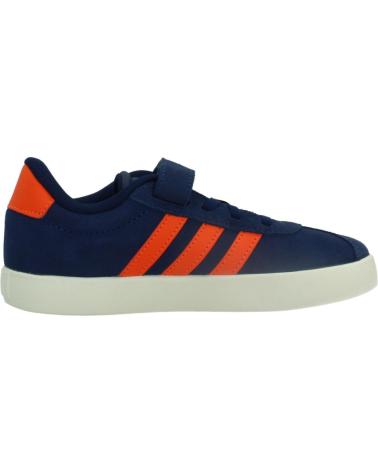 TÊNIS ADIDAS VL COURT 3.0 EL C AZUIS COM LARANJA BLUE