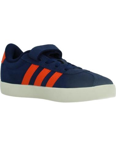 TÊNIS ADIDAS VL COURT 3.0 EL C AZUIS COM LARANJA BLUE