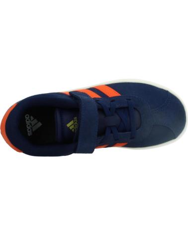 TÊNIS ADIDAS VL COURT 3.0 EL C AZUIS COM LARANJA BLUE