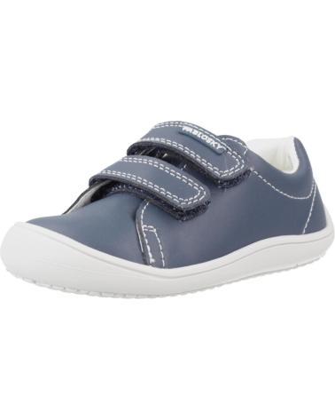 BASKETS BAREFOOT PABLOSKY 063420 AVEC VELCROS BLEU MARINE MÉDITERRANÉEN MDTRN