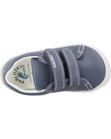BASKETS BAREFOOT PABLOSKY 063420 AVEC VELCROS BLEU MARINE MÉDITERRANÉEN MDTRN