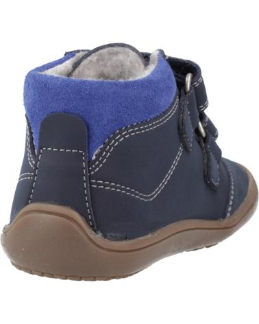 PABLOSKY BAREFOOT BOOTS 064224 WITH VELCRO STRAPS NAVY BLUE MARINO