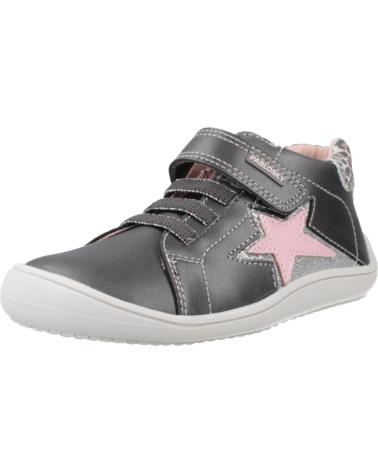 PABLOSKY BAREFOOT 064455P BAMBINA PIOMBO ARGENTATO CON STELLA ROSA PLOMO