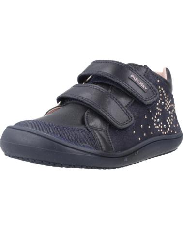 PABLOSKY BOTÍN BAREFOOT 064520 MARINO AZUL CON DOBLE VELCRO AZUL