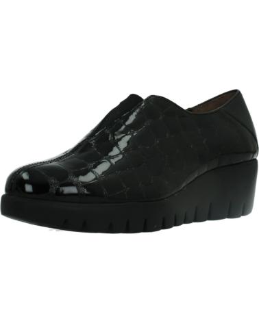 WONDERS MOCASSIM PLATAFORMA VERNIZ PRETO C-33340 NEGRO