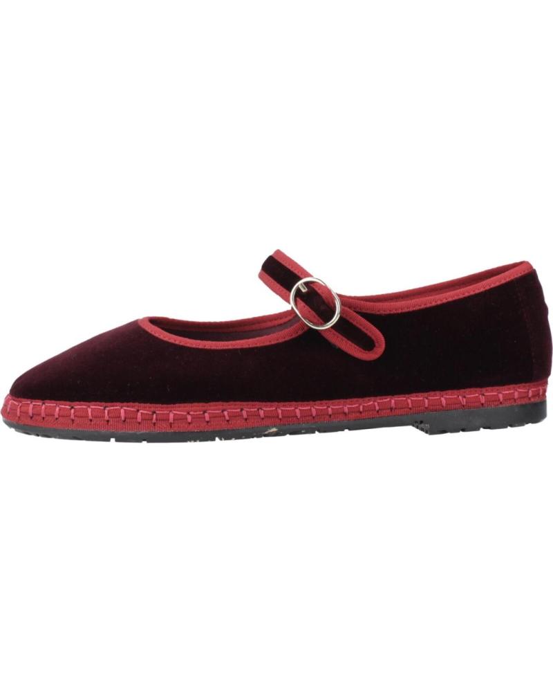 FLABELUS BORIS VELVET BORDEAUX WINE BALLET FLATS VINO