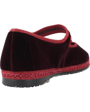 FLABELUS BORIS VELVET BORDEAUX WINE BALLET FLATS VINO