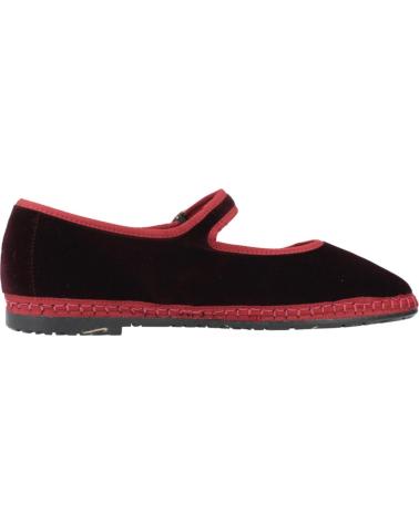 FLABELUS BORIS VELVET BORDEAUX WINE BALLET FLATS VINO